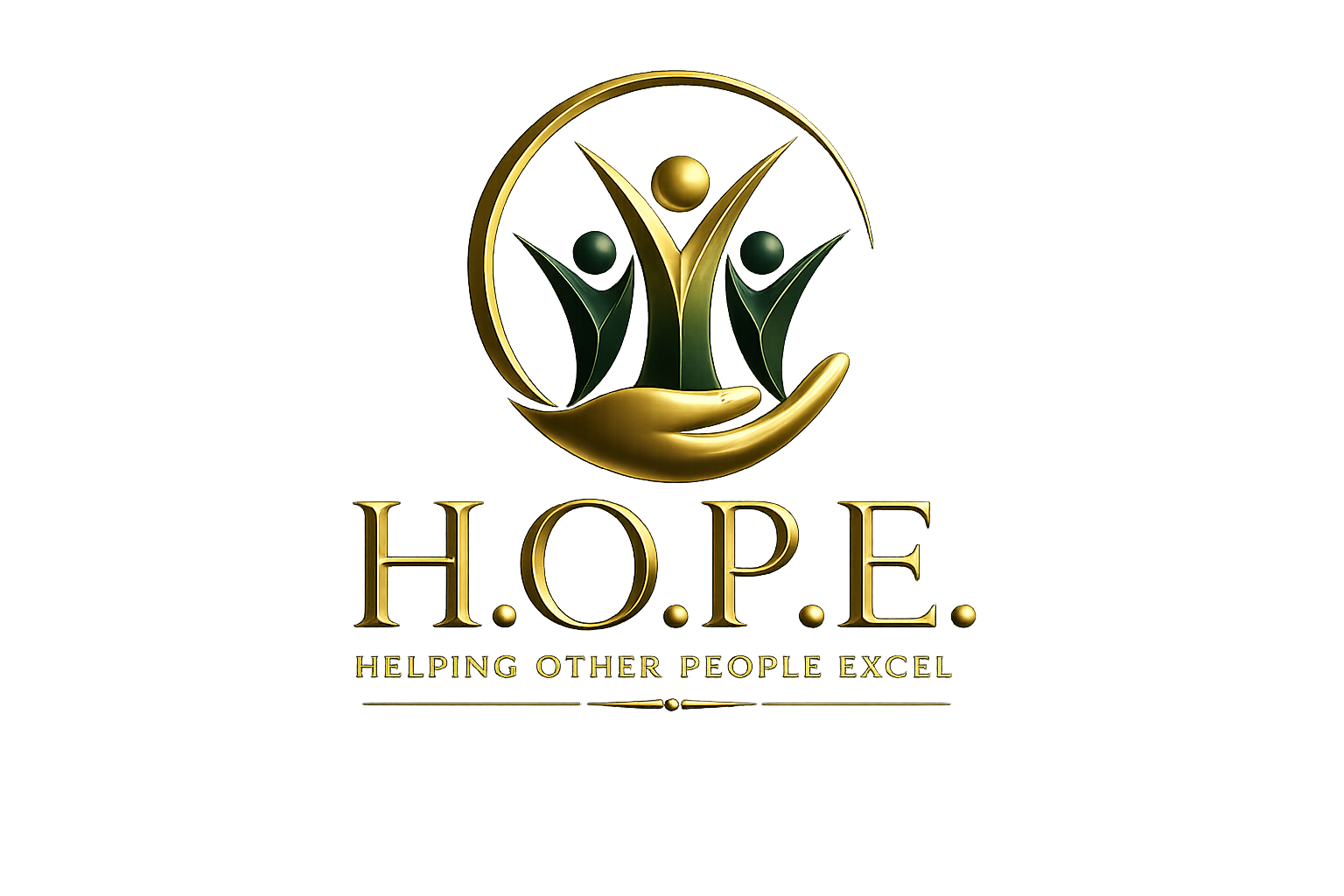 H.O.P.E. Helping Other People Excel logo